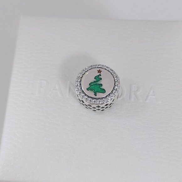 Pandora 2021 Branson Christmas Charm Bead S925 Silver with box - Picture 2 of 6